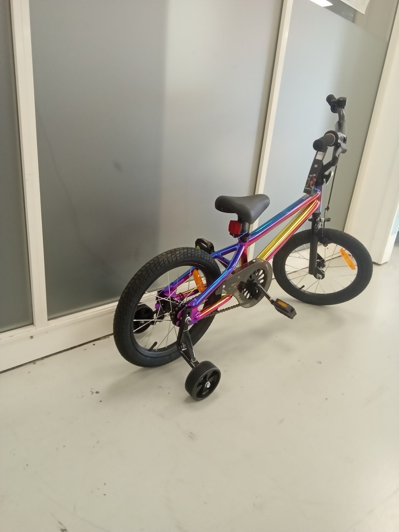 kmart Oil slick Bike - 16"  - Kids, Colour: Multi