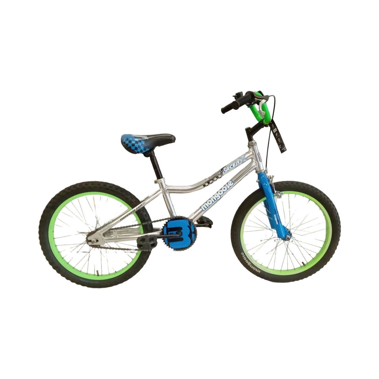 Mongoose Racer x Bike - 20"  - Kids, Colour: Blue, Green, Silver