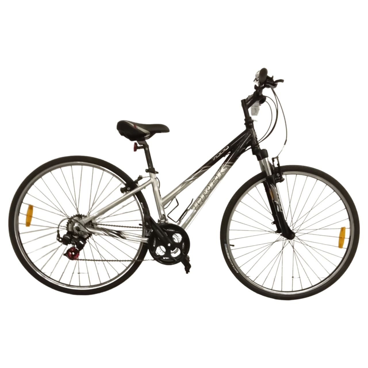 983 - 38cm Black,
Silver, Hybrid Commuter, Bike
