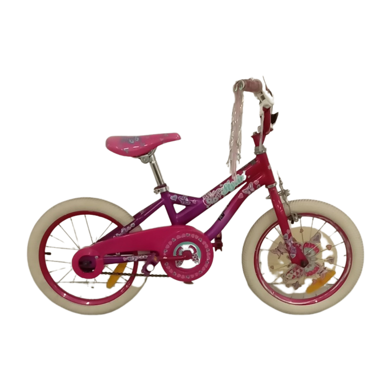 1043 - 16" Pink,
Purple, Kids, Bike