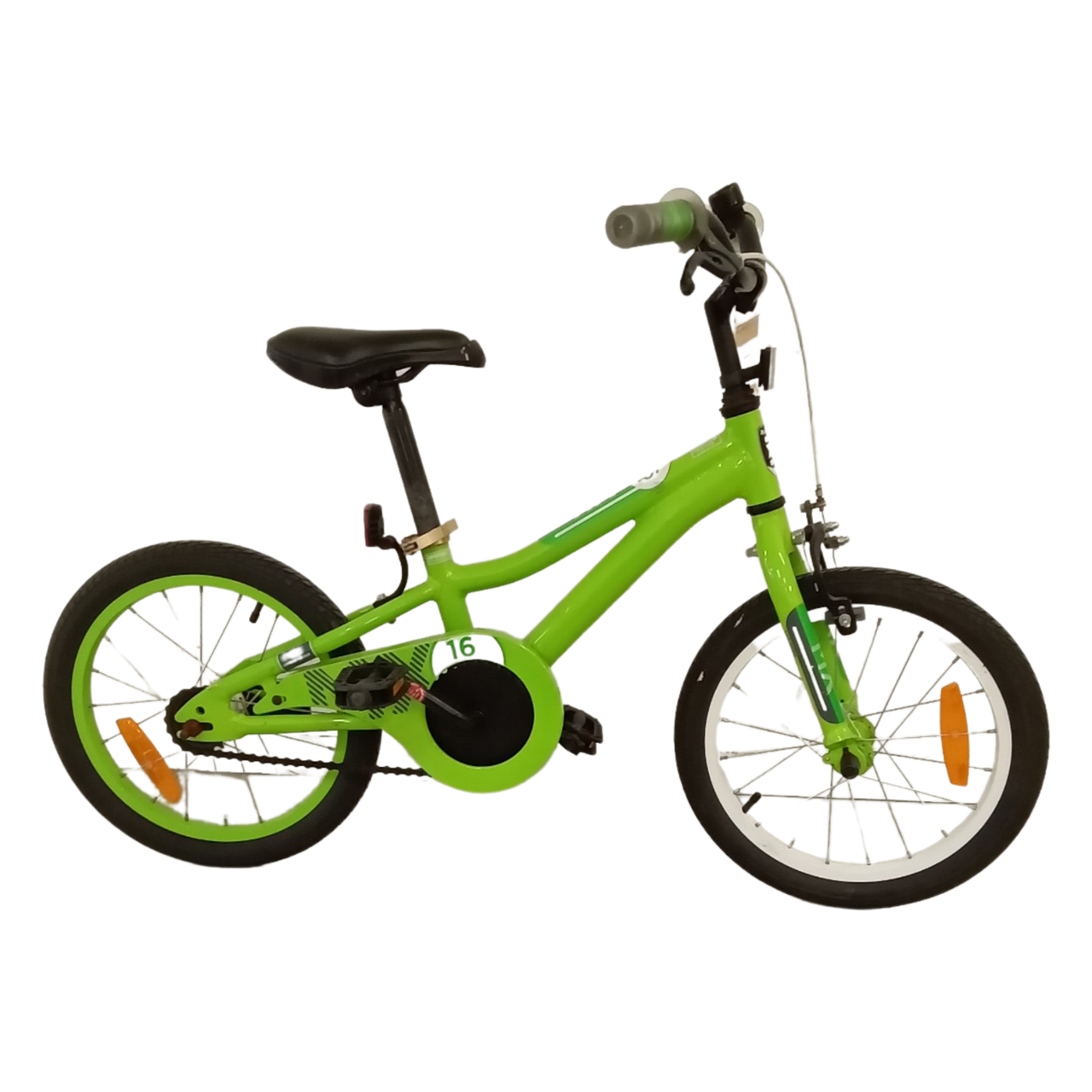 1100 - 16" Green, Kids, Bike