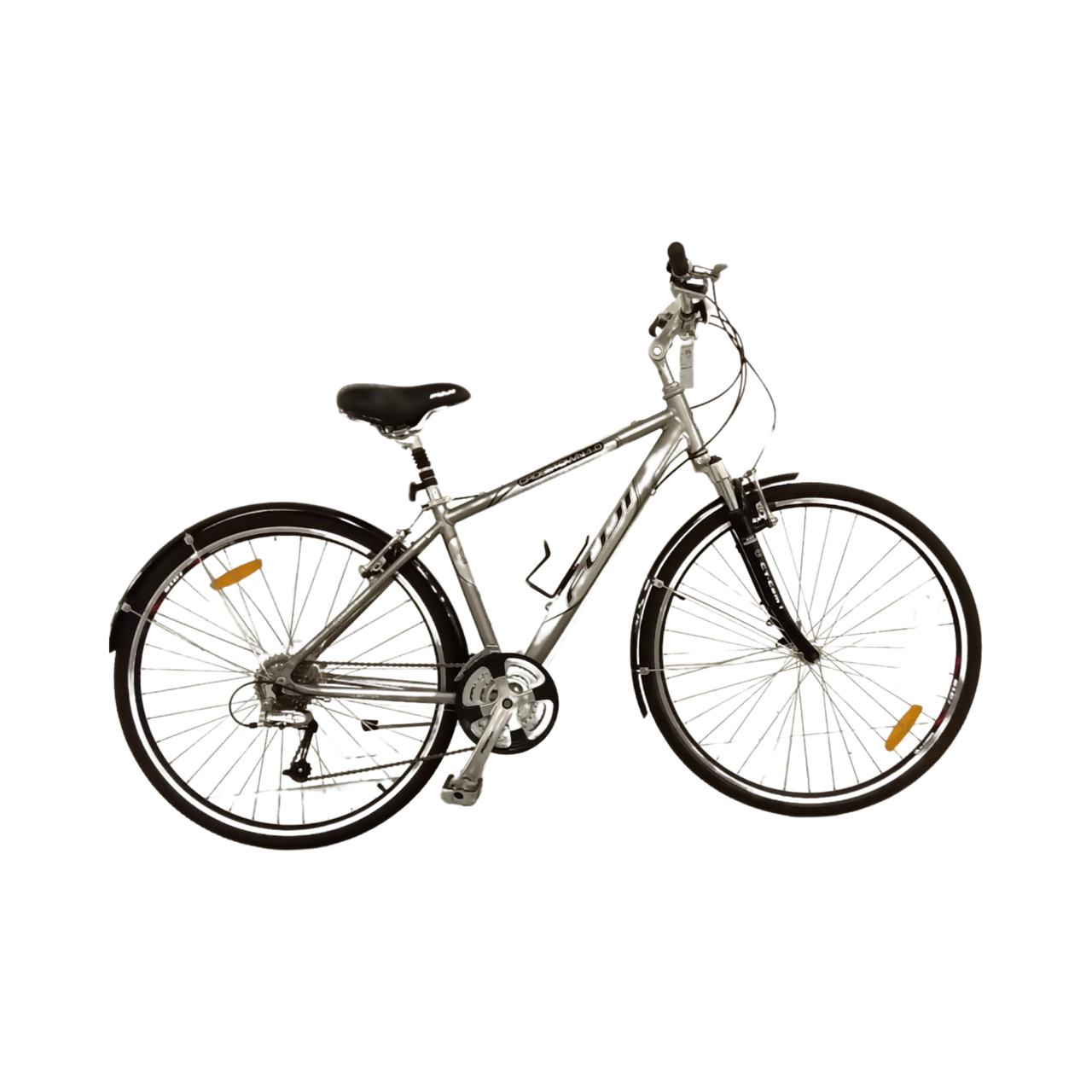 1108 -  Silver, Hybrid Commuter, Bike