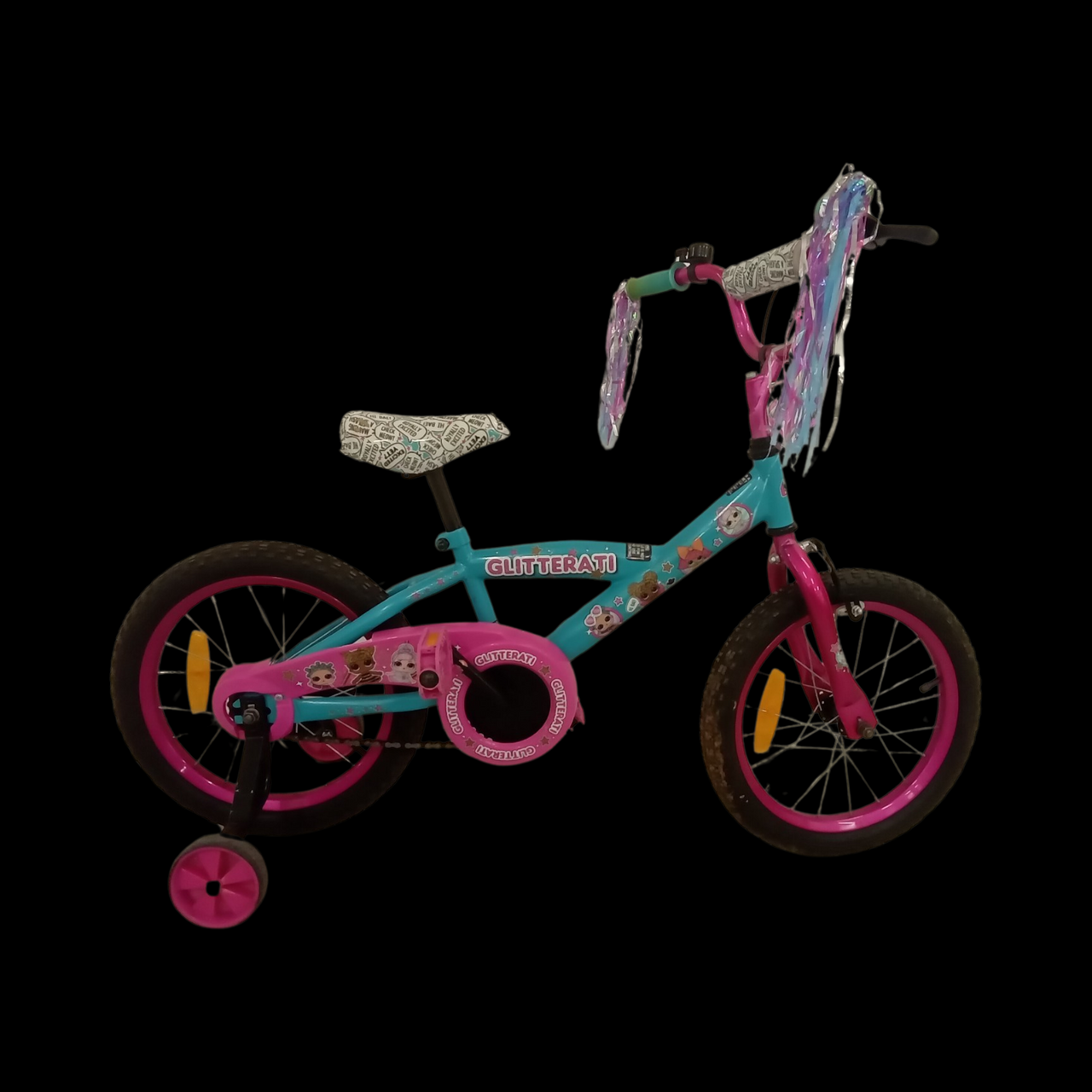 1338 - 16" Blue,
Pink, Kids, Bike