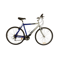 Thumbnail for 1412 - 56cm Blue,
Silver, Flat Bar Commuter, Bike
