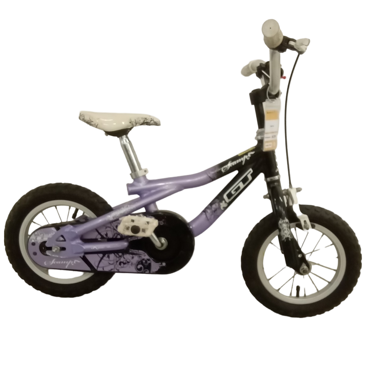 1478 - 12" Black,
Purple, Kids, Bike