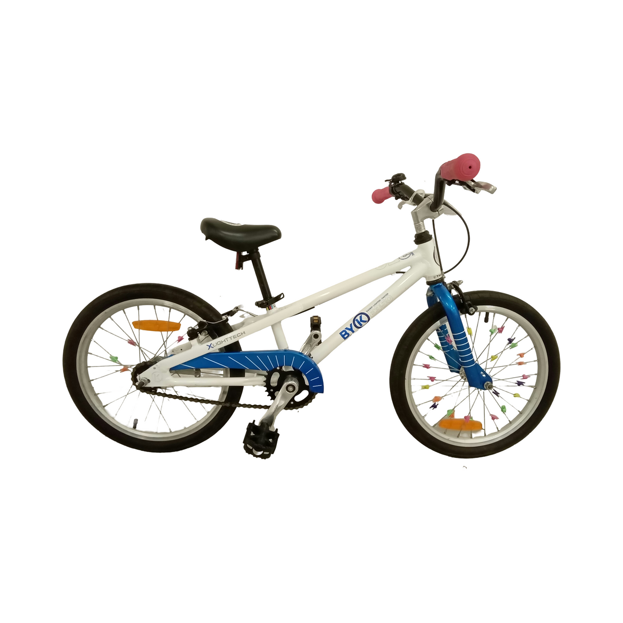1655 - 18" Blue,
White, Kids, Bike