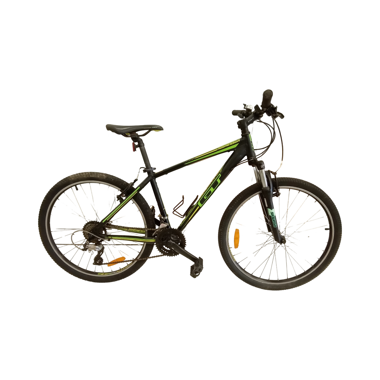 1793 - 42cm Black,
Green, Mountain Bike, Bike