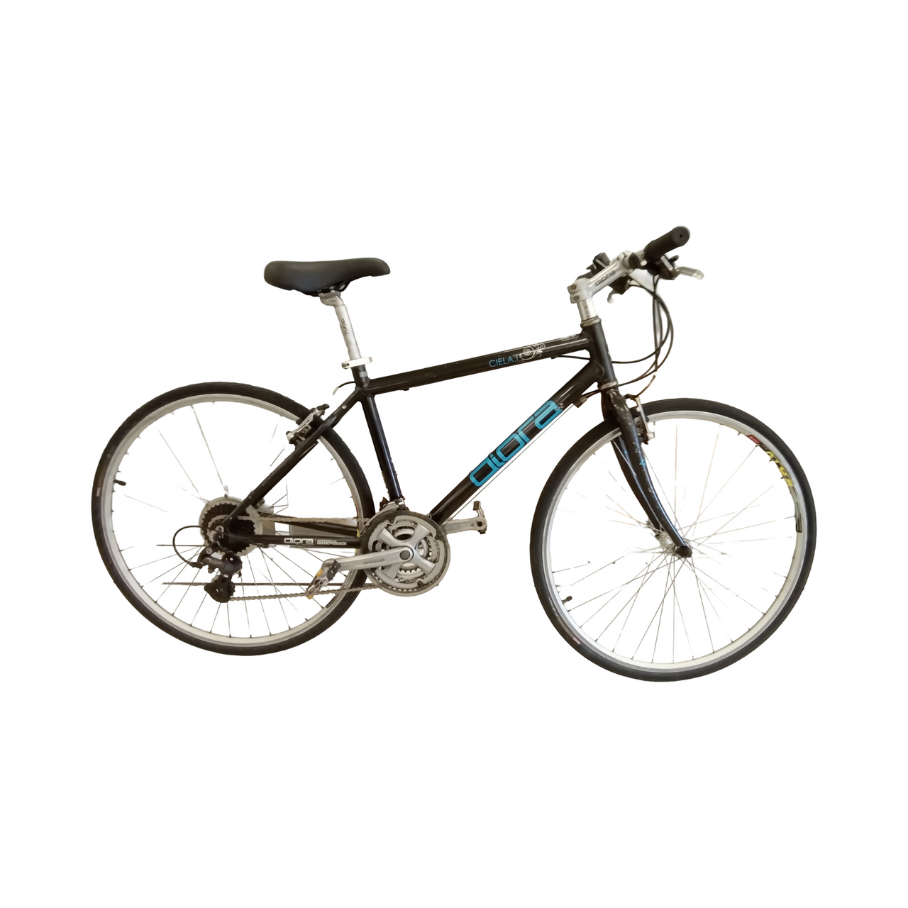 1798 - 46cm Black, Flat Bar Commuter, Bike