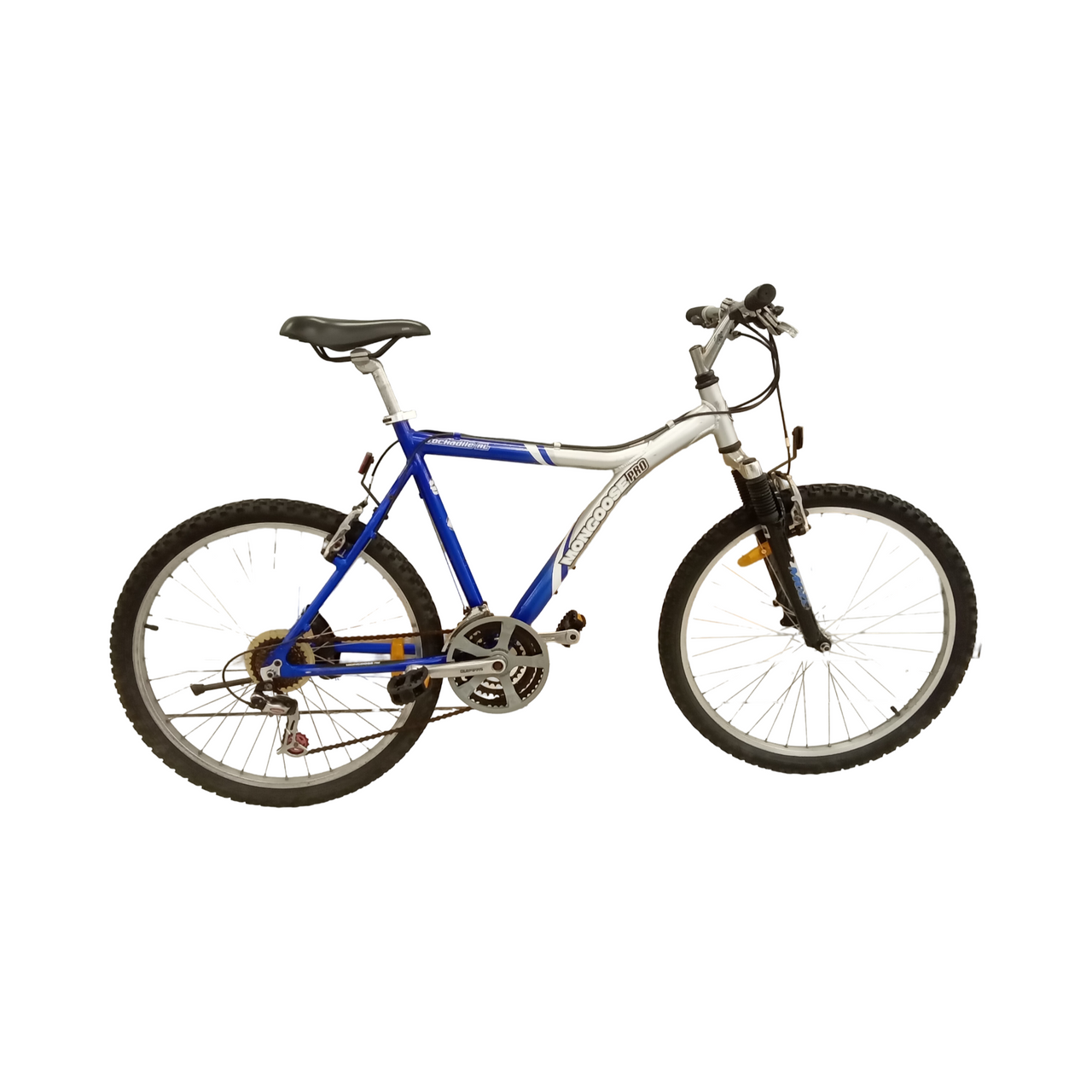 1854 - 54cm Blue,
Silver, Mountain Bike, Bike
