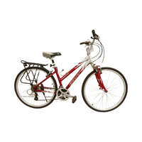 Thumbnail for 1852 - 46cm Silver,
Red, Hybrid Commuter, Bike