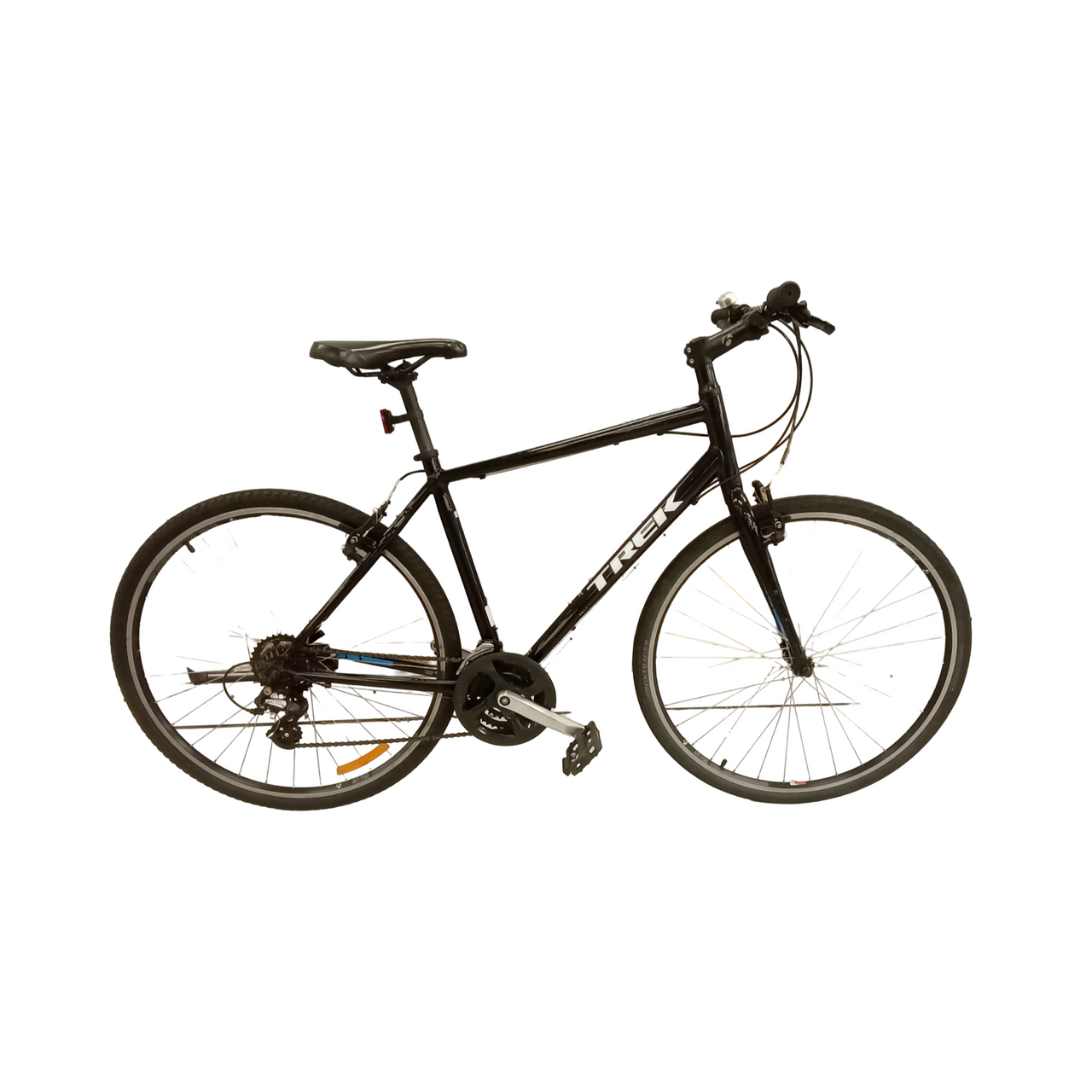 1845 - 52cm Black, Flat Bar Commuter, Bike