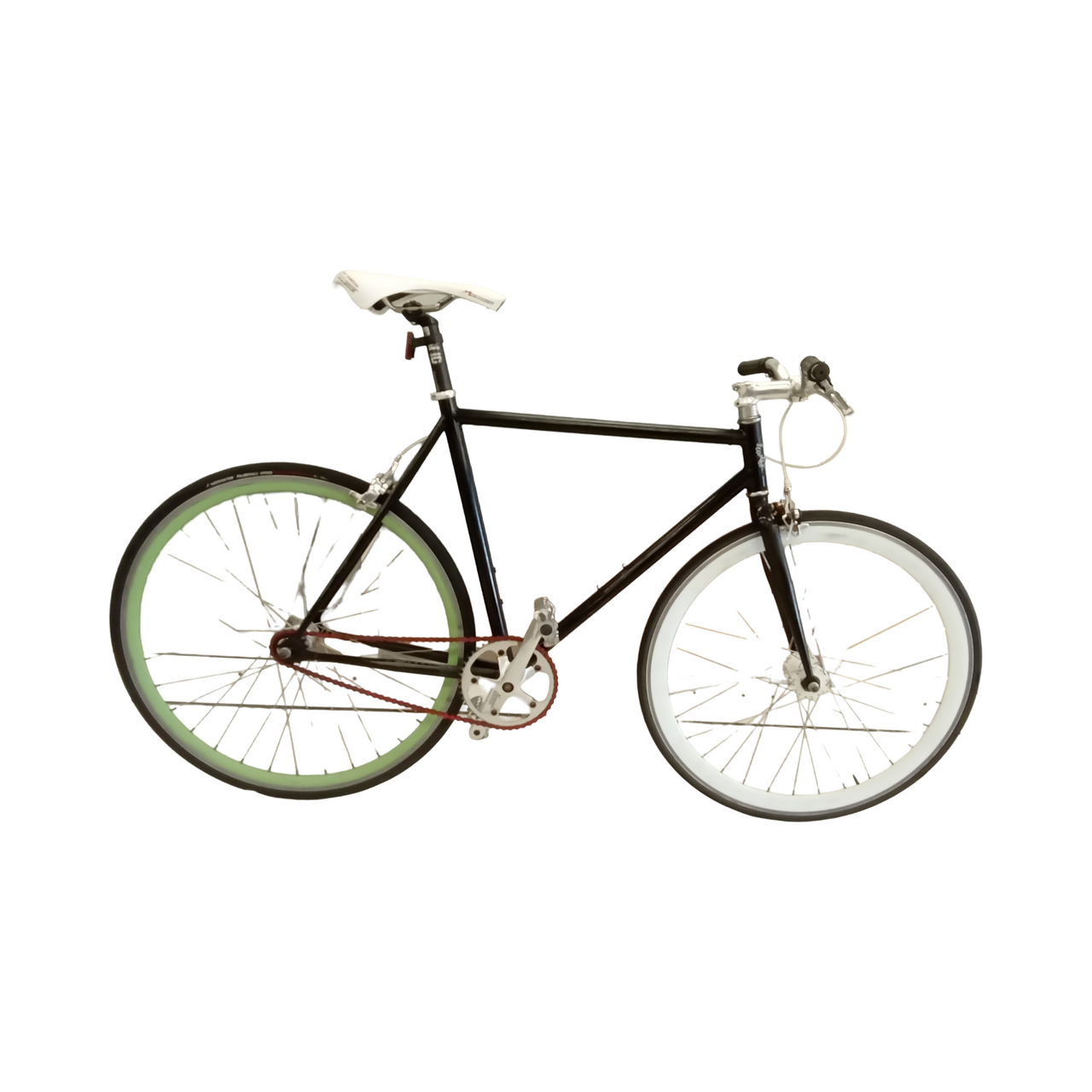 1918 - 56cm Black, Fixie Commuter, Bike