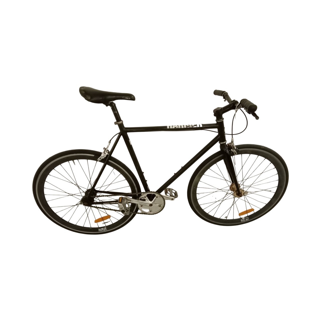 2051 56cm Black Fixie Commuter Bike