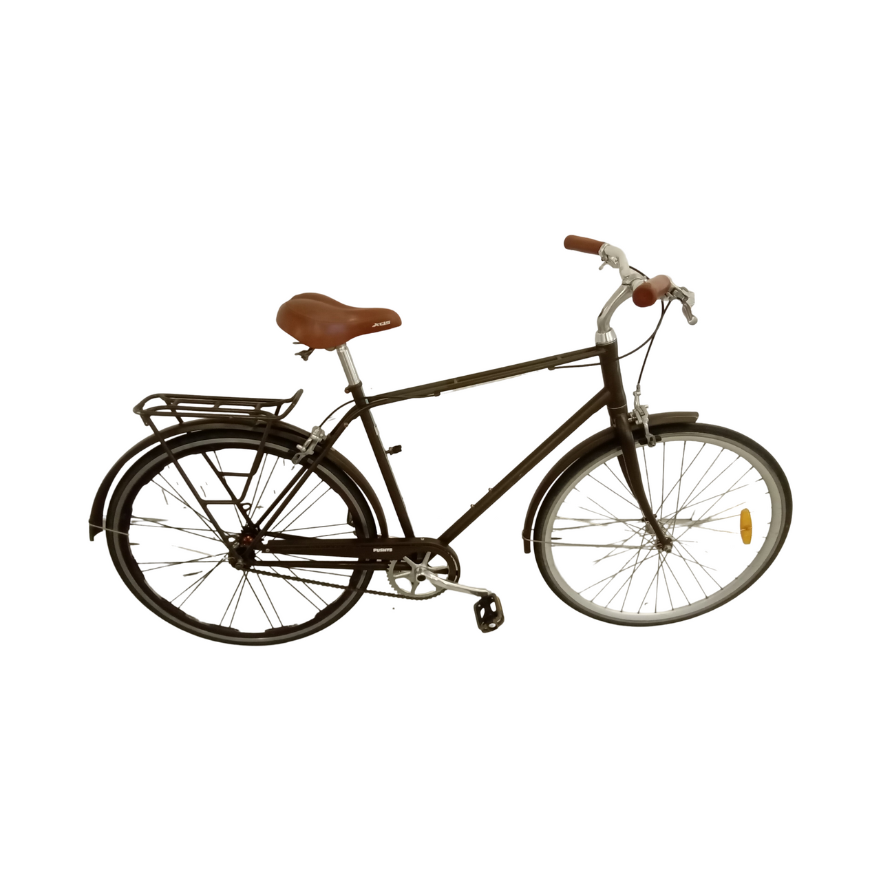 2110 - 52cm Brown, Flat Bar Commuter, Bike