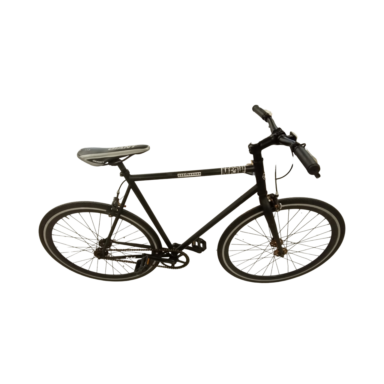 2282 - 58cm Black, Fixie Commuter, Bike