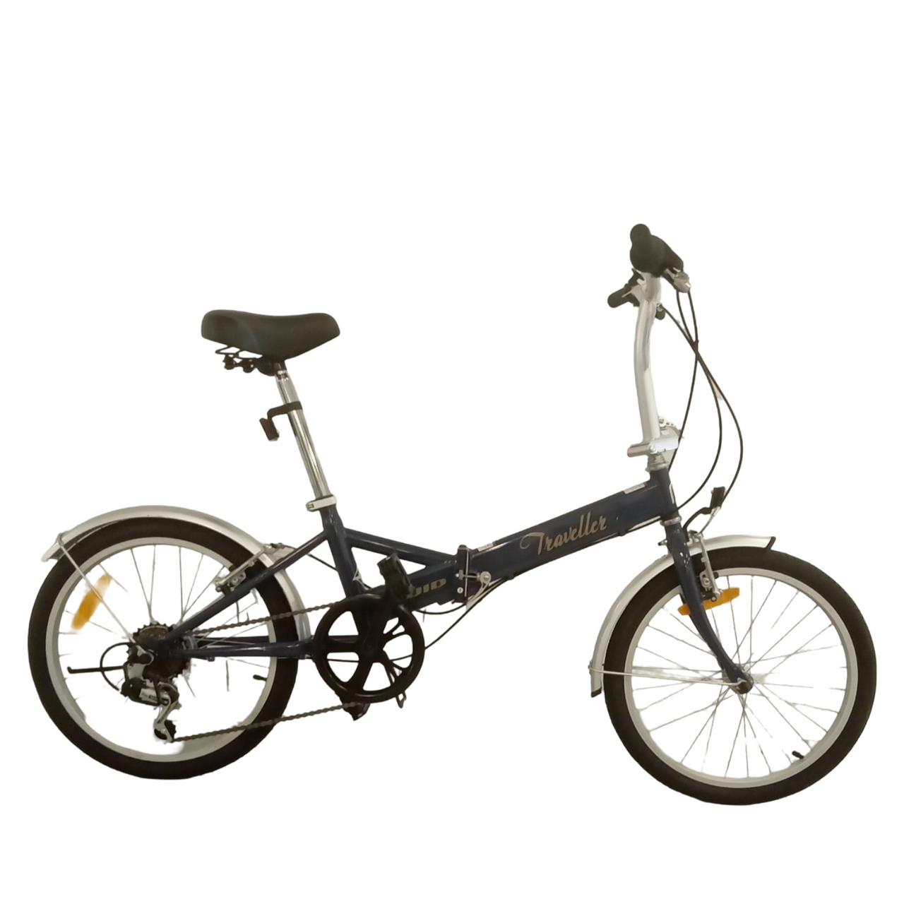 2406 - 20" Blue, Folding Commuter, Bike