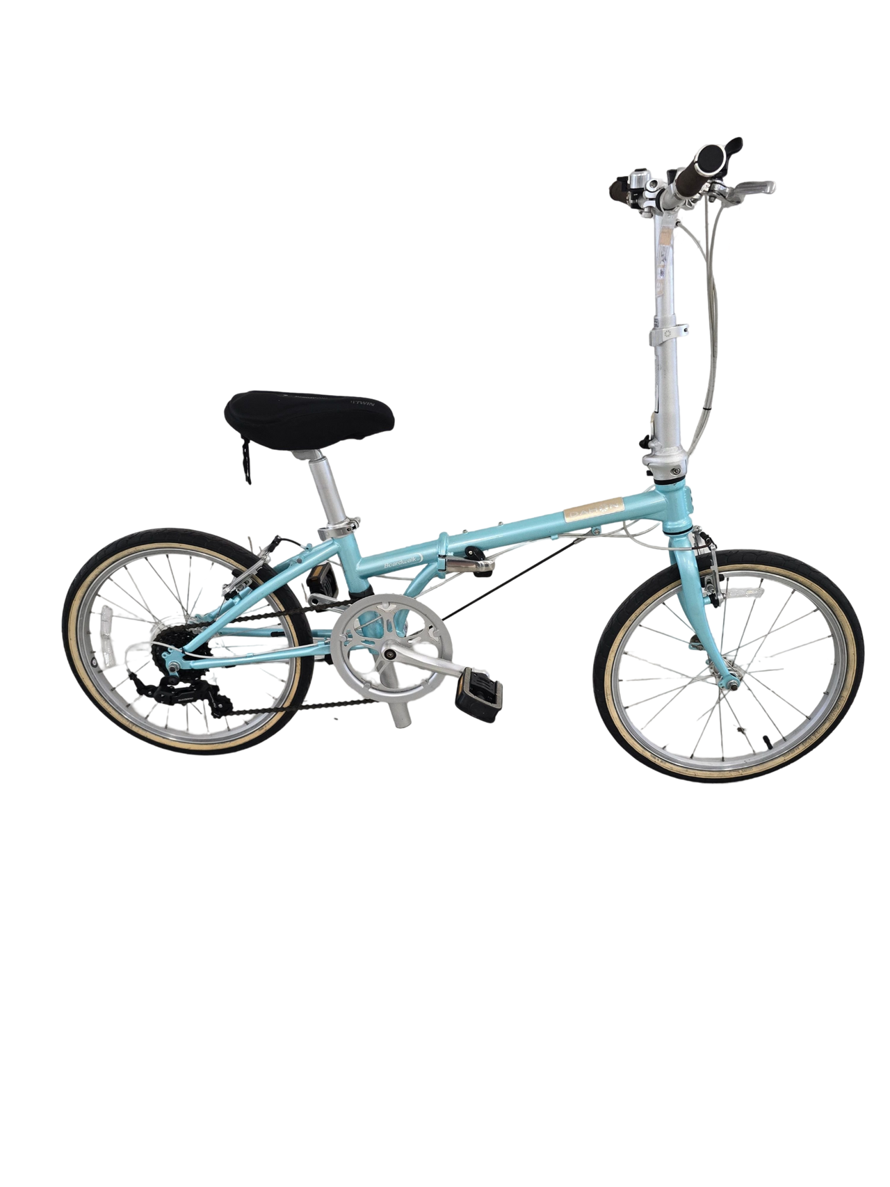 Dahon Boardwalk Bike - 20"  - Folding Commuter, Colour: Blue