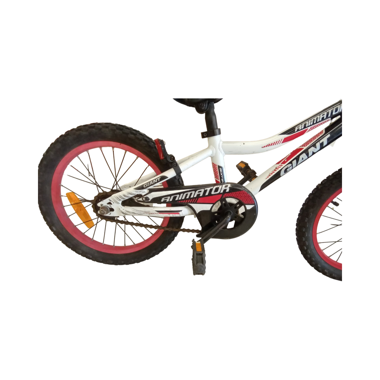 giant animator Bike - 16"  - Kids, Colour: Black, White, Red