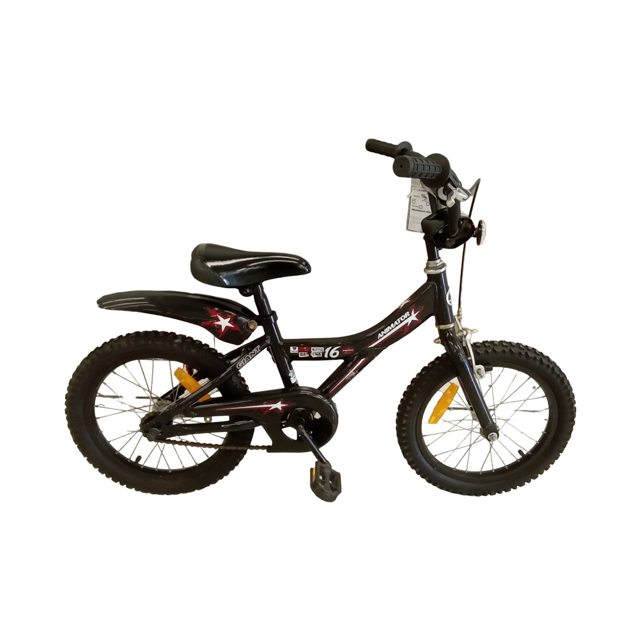 giant animator Bike - 16"  - Kids, Colour: Black