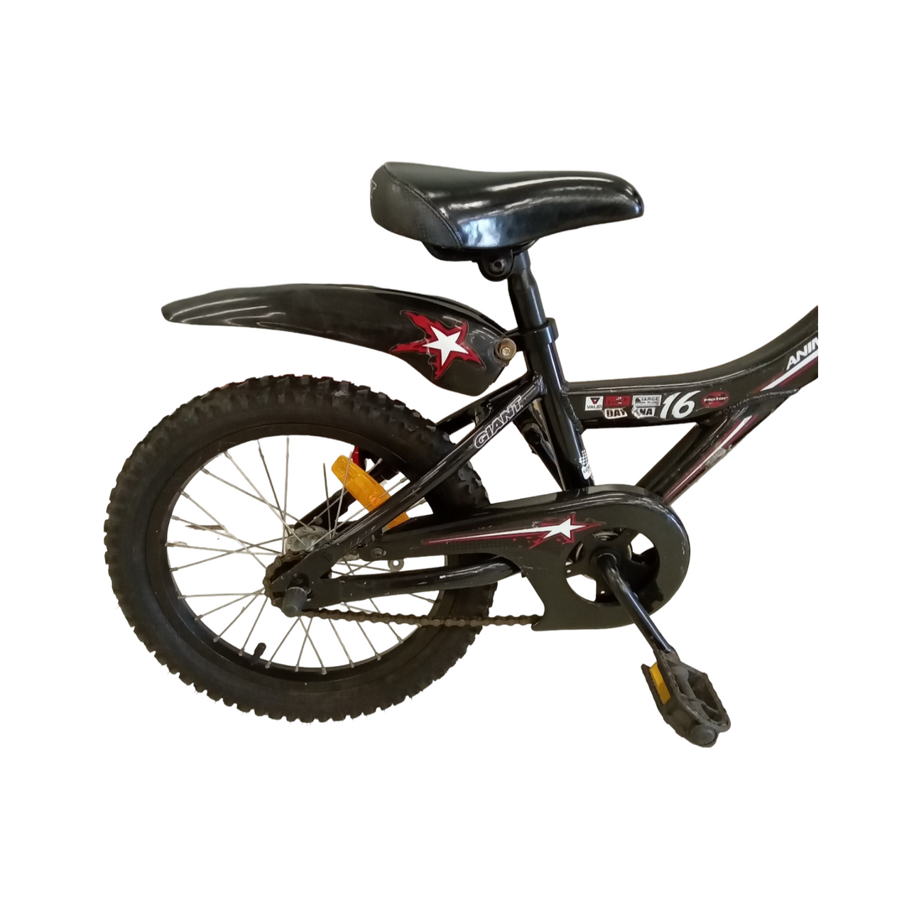 giant animator Bike - 16"  - Kids, Colour: Black