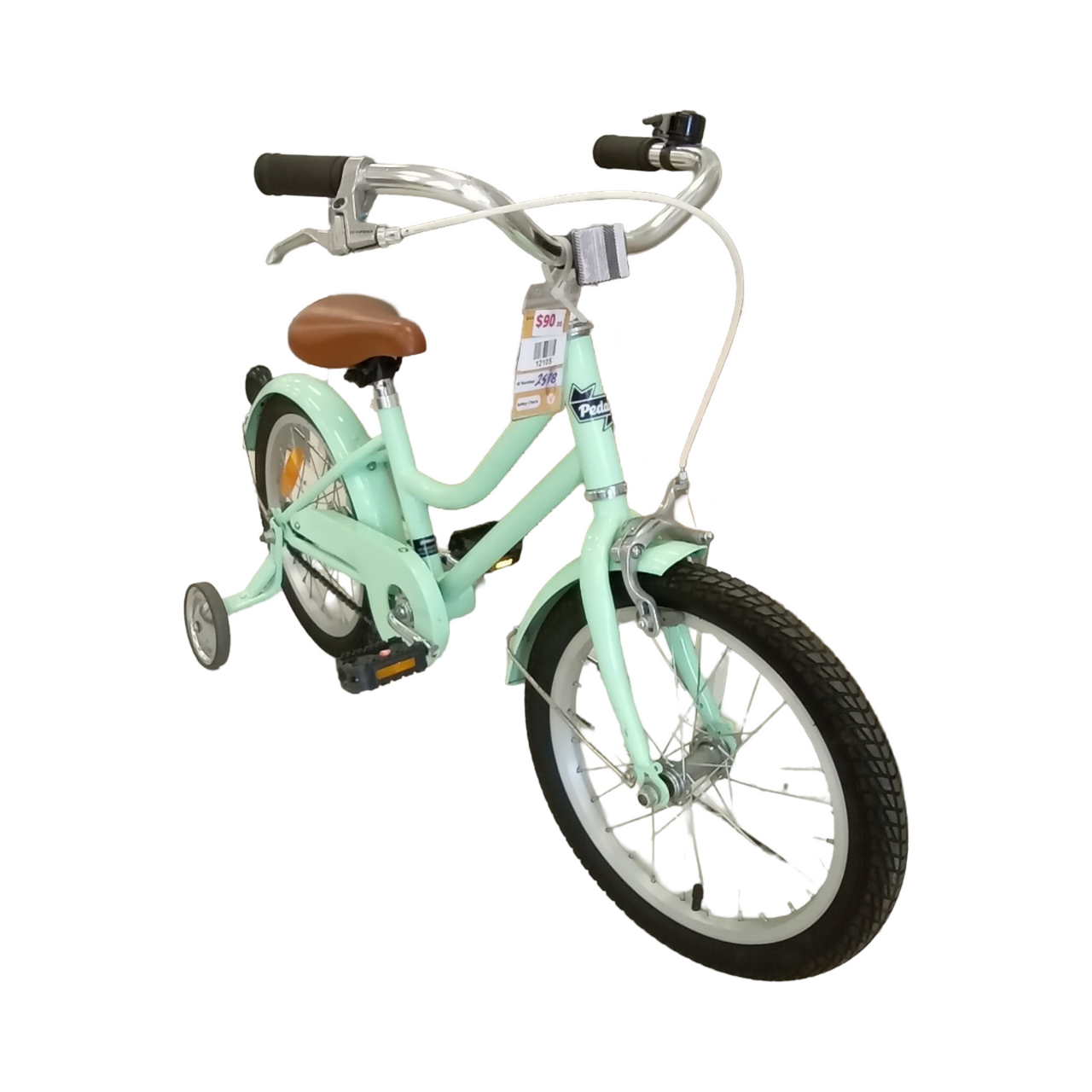 Pedal Uptown jr Bike - 16"  - Kids, Colour: Green