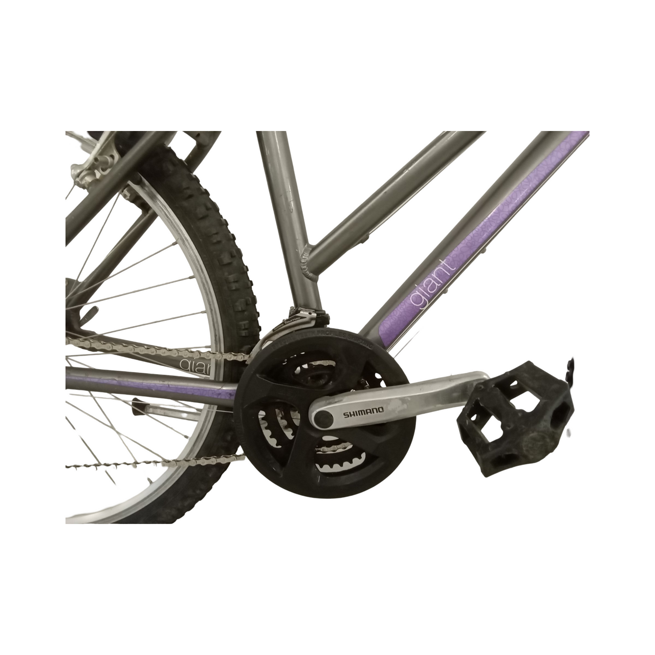 Giant Boulder W Bike -  44cm - Hybrid Commuter, Colour: Purple, Silver