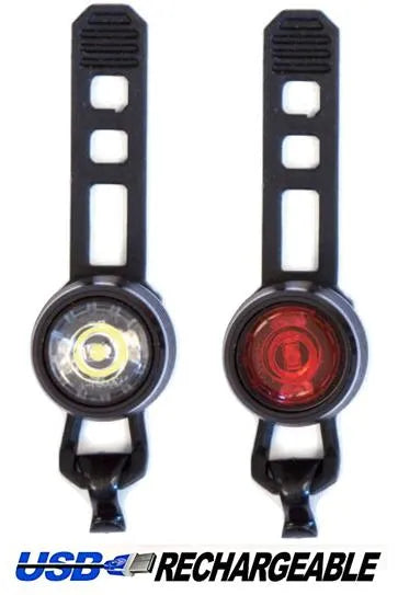 Lights - Front & Rear Set, USB-Rechargeable