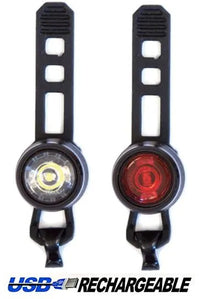 Thumbnail for Lights - Front & Rear Set, USB-Rechargeable